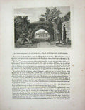 Original Old Antique Print 1773 Bolton Priory Craven Yorkshire England Godfrey