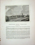 Original Old Antique Print 1774 Kirkstall Abbey Yorkshire England 18th Century