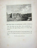 Original Old Antique Print 1774 Great Hall Beaumarais Castle Anglesea Sparrow