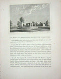 Old Antique Print 1775 St. Martin'S Monastery Richmond Yorkshire Hooper 18th