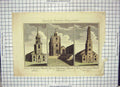 Old Antique Print View St. Mary'S Church James'S Luke'S Islington Street