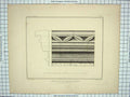 Original Old Antique Print 1841 Cornice North Transept Architecture John Browne