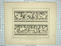 Original Old Antique Print 1846 Representations Capitals Choir John Browne 19th