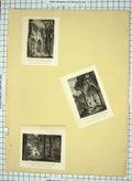 Old Antique Print Netley Abbey Window South Transept Prout 1809 Engraving 19th