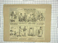 Old Antique Print Policemen Office Sergeant Chapel Hunslet Leeds Church