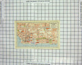 Original Old Antique Print Colour Street Plan Neuchatel Lake Osterwald Port