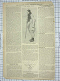 Original Old Vintage Print 1921 University Boat Race Crew Sport Diagrams Oar