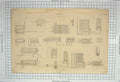 Original Old Antique Print Smelting Iron Hot Blast Machinery