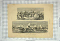Original Old Antique Print 1883 Avant Garde Brigade Legere Siers War Suippe
