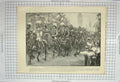 Original Old Antique Print 1897 Queen Jubilee Procession London Thanksgiving