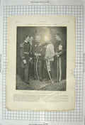 Old Antique Print 1912 General France Maroc Lyautey Choisy-Le-Roi Bonnot 20th