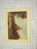 Original Old Antique Print Campus Welwyn Garden City Maltings Sawbridgeworth
