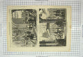 Original Old Antique Print Paris Exhibition 1867 Portuguese Swedish Department