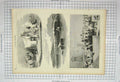 Original Old Antique Print Emigrants Camp Gallipoli Assembly Boyards Valaques