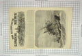 Original Old Antique Print 1869 Ship Collision Lizard H.M.S. Terrible Calcutta
