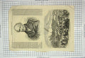 Old Antique Print 1865 Judge Haliburton Sam Slick School Children Dudley 19th