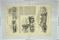 Original Old Antique Print 1852 Queen Shrewsbury Station Conway Railway Albert