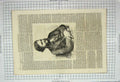 Original Old Antique Print Portrait 1859 Frank Stone Esq A.R.A. Mayall 19th