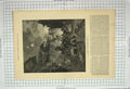 Original Old Antique Print 1877 War Street Scene Nicopolis Siers Expolsion 19th