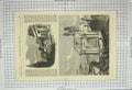 Original Old Antique Print 1868 Earthquake South America Cathedral Arequipa