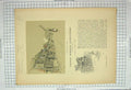Old Antique Print 1910 English Inns Salisbury Brereton French Magazine 20th