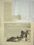 Old Antique Print 1884 Greely Arctic Expedition Men Farthest Point North 19th