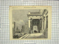 Original Old Antique Print 1866 Marriage St. Petersburg Hermitage Prince Wales