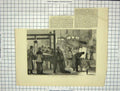 Original Old Antique Print Tapestry Exhibition Windsor London England Fine Art