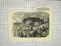 Original Old Antique Print New Court Divorce Matrimonial Cause