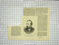 Original Old Antique Print Portrait Charles Baxter Artist Man