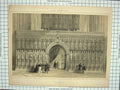 Old Antique Print Screen King Henry Edward Stephen William York Cathedral