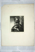 Original Old Antique Print Portrait Iohnnes Secvndvs Hagiensis Man