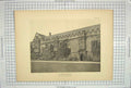 Original Old Antique Print Photograph St. Johns College Photograph Architecture