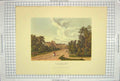 Antique Old Print Ref.962 1816 View Rug School Northampton Road Architecture