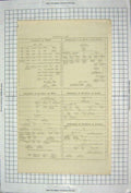 Original Old Antique Print Genealogy Kings Kent Essex Anglia Woden Family Tree