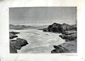 Original Old Antique Print 1896 Great Falls First Cataract River Montbard 19th