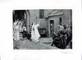 Original Old Antique Print 1896 Art Journal Nomine Christi Nuns Holy Cross 19th
