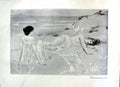 Original Old Antique Print 1896 Art Journal Ladies Resting Idlers William Stott