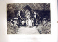Original Old Antique Print 1896 Art Journal Romance Rivals Garden James Dobie