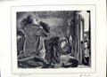 Original Old Antique Print 1896 Art Journal Railway Train Carriage Passengers
