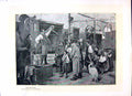 Original Old Antique Print 1896 Art Journal Menagerie Animals Sale Snake Camel