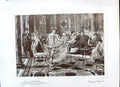 Original Old Antique Print 1896 Art Journal Scene Ionian Dance Poynter 19th