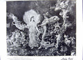 Original Old Antique Print 1896 Art Journal Scene Quarrel Oberon Titania Paton