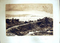 Original Old Antique Print 1896 Art Journal View Isle Wight Ships Lighthouse