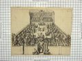 Original Old Antique Print Ecclesiastical Princes Empire Secular Empire College