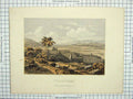 Old Antique Print View Ephesus Church Ephesians Mediterranean Mountains