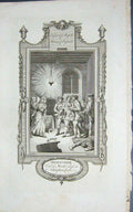 Original Old Antique Print Scene Mortimer Earl Marche Siezed Nottingham Castle