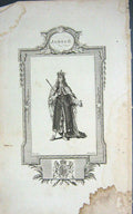 Original Old Antique Print Engraving Portrait King James Ii Royalty