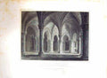 Original Old Antique Print 1822 Canterbury Cathedral Church Trinity Chapel Keux