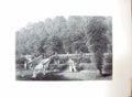 Original Old Antique Print Chase Godfrey Terrace Haddon Hall Garden Engraving